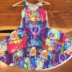 Beauty and the beast skater dress.